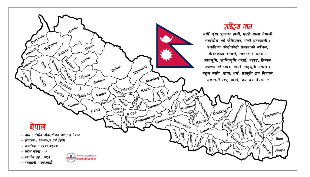 ७५३ स्थानीय तह : नगरपालिका र गाउँपालिकाको नाम र जिल्ला